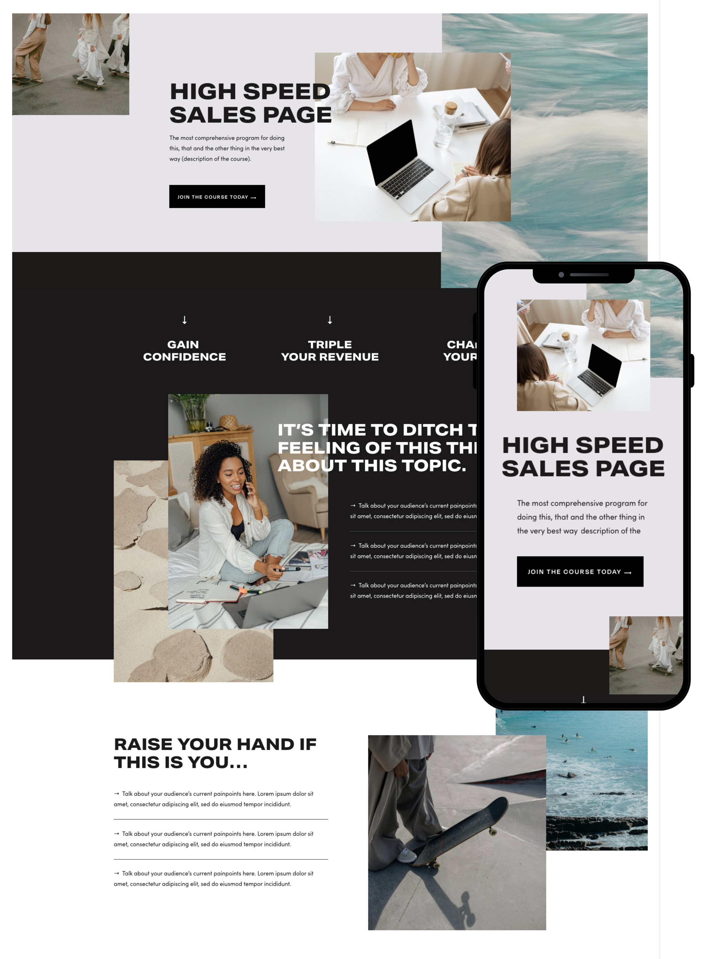 Sales Page Design | Elite Launch Design - Create in Liverpool, Uk for Higher Conversions